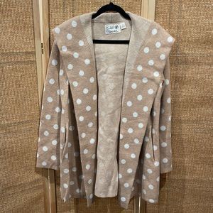 Field Flower sweater coat- size medium